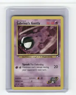 Sabrina's Gastly Gym Heroes Common Pokemon Near Mint or Better - Image 1