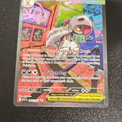 Pokemon Mega Scrafty EX ASCEn Holo Mega Evolution Card 285/217 English - Image 2