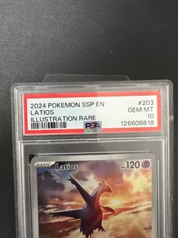 Latios IR Pokemon 2024 Surging Sparks PSA 10 GM MT - Image 2