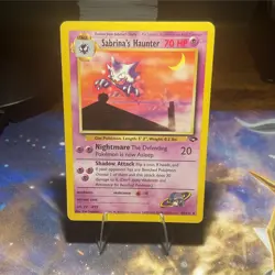 Pokemon Sabrina's Haunter 55/132 Gym Challenge 70HP Uncommon Regular Wizards - Image 1