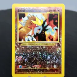 Entei #34 WOTC Black Star Promo Pokemon Card Reverse Holo Rare TCG NM - Image 1