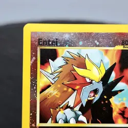 Entei #34 WOTC Black Star Promo Pokemon Card Reverse Holo Rare TCG NM - Image 3