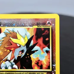 Entei #34 WOTC Black Star Promo Pokemon Card Reverse Holo Rare TCG NM - Image 4
