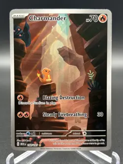 2023 Pokemon MEW EN 151 Charmander Illustration Rare 168/165 - Image 1