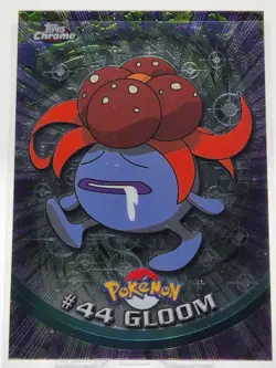 MINT Pokemon Topps Chrome #44 Gloom Silver Foil Card - Image 1
