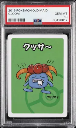 2019 POKEMON OLD MAID GLOOM PSA 10 - Image 1