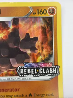 Pokemon Card Coalossal SWSH024 Black Star Promo STAMPED Rebel Clash MP Dmg - Image 2