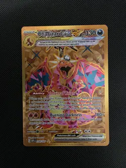 Pokemon TCG Charizard EX Holo Card Sv03: Obsidian Flames 228/197 - Image 1