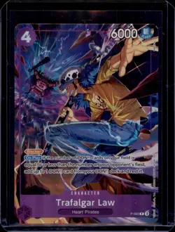 Trafalgar Law (Illustration Box Vol.6) P-093 One Piece Promotion Cards Foil - Image 1