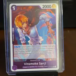 One Piece Vinsmoke Sanji OP10-063 Kingdom of GERMA Character Card Counter +1000 - Image 1