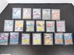Pokemon Cards Pokemon V. V Max, And Ex 18 Total - Image 1