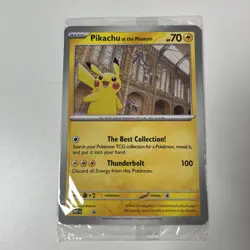 X2 Pikachu At The Museum Promo Card Brand New Sealed Pokemon TCG MEP EN English - Image 1