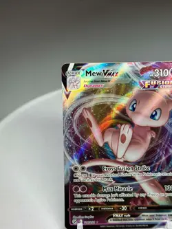 Pokemon Mew VMAX Ultra Rare SWSH08: Fusion Strike 114/264 Full Art NM Card - Image 2