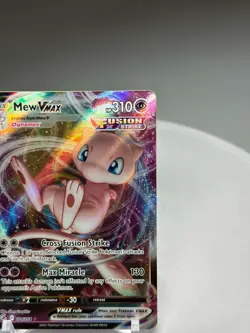 Pokemon Mew VMAX Ultra Rare SWSH08: Fusion Strike 114/264 Full Art NM Card - Image 4