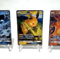 GX RAICHU CHARIZARD GYARADOS ONIX POKEMON CARDS * PACK FRESH NEW * - Image 3