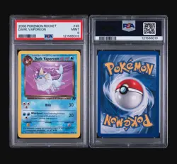 VAPOREON 45/82 - TEAM ROCKET 1999 POKEMON CARD - POP 272 PSA 9 MINT - Image 4