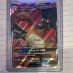 Charizard GX Full Art Holo Pokemon TCG Card SM195 Fire Dragon English - Image 1