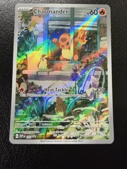 Pokemon Card - Charmander Scarlet & Violet Promo 044 Holo Illustration Rare NM - Image 3