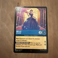 Disney Lorcana Belle of the Ball Cold Foil Card 158/204 NM-Mint Condition - Image 1