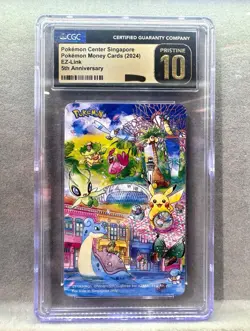 Pokemon Center Singapore – 5th Anniversary EZ-Link Card Limited Edition Gradable - Image 5