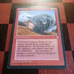 Mtg Mudslide LP/NM Ice Age Vintage Reserve List Rare Magic Card - Image 2