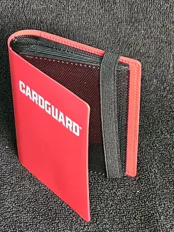 Cardguard Mini Binder With Strap Holds 40 Cards - Red - 1 Pocket Side Loading - Image 4