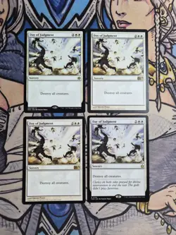 4x Day of Judgment NM/LP Mixed Sets M12 E02 FDN MTG Magic - Image 1