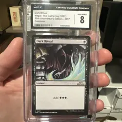 2022 Magic: The Gathering - 30th Anniversary Edition Dark Ritual CGC 8 - Image 1