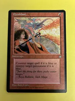 Pyroblast Ice Age Regular Magic the Gathering MTG Card - Image 1