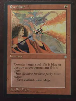 Pyroblast - Ice Age ~LP~ Magic The Gathering MTG Commander - Image 1