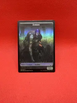 Zombie / Treasure Foil Token x1 - Adventures in Forgotten Realms - MTG - Image 1