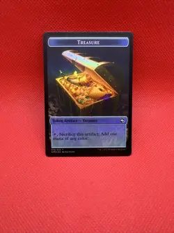 Zombie / Treasure Foil Token x1 - Adventures in Forgotten Realms - MTG - Image 2