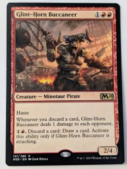 Glint-Horn Buccaneer #141 (NM) Core Set 2020 M20 Magic MTG - Image 1