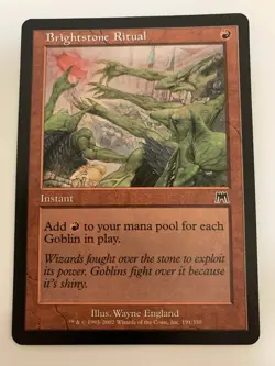 MTG LP Brightstone Ritual Onslaught Regular - Image 1