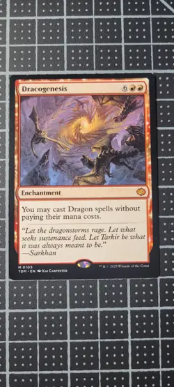 Dracogenesis - Tarkir: Dragonstorm M105 TDM Near-mint (Never Played) - Image 1