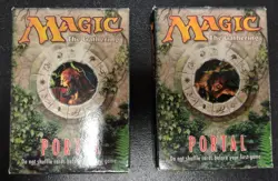 Magic the Gathering PORTAL STARTER DECK BOX ES Empty Box A Box B - Image 1