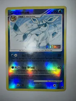Glaceon Platinum Reverse Holo Stamped 20/100 LP Burger King Promo POKEMON TCG - Image 1