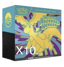 Pokemon 10x Ascended Heroes ETB Elite Trainer Box Sealed OFFERS WELCOME - Image 2