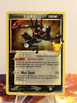 Greninja Gold Star Promo SWSH144 Celebrations 25th Anniversary Pokemon - Image 1