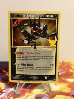 Greninja Gold Star Promo SWSH144 Celebrations 25th Anniversary Pokemon - Image 2