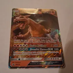 Pokemon Charizard GX SM Promos SM195 Full Art Holo Promo 250HP English 2019 - Image 2