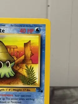 1st Edition Omanyte 52/62 Pokemon TCG WOTC Base Set Fossil NM - Image 3