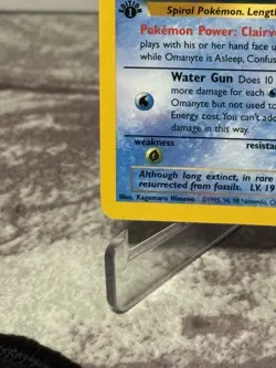 1st Edition Omanyte 52/62 Pokemon TCG WOTC Base Set Fossil NM - Image 5