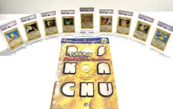 PIKACHU WORLD COLLECTION POKEMON 1999 - 2000 COMPLETE PSA 9 & 8 SET +BINDER🌍⚡ - Image 1