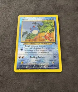 Marill Holo 11/18 - 2001 Southern Islands Pokemon * NEAR MINT - MINT * - Image 2