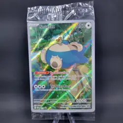 Pokemon TCG Snorlax Sealed Promo 051 Scarlet Violet 151 Black Star Holo - Image 1