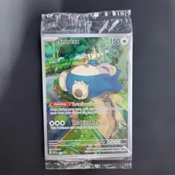 Pokemon TCG Snorlax Sealed Promo 051 Scarlet Violet 151 Black Star Holo - Image 3