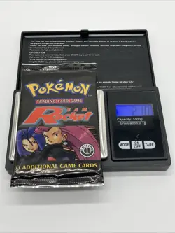 HEAVY Pokemon First 1st Edition Team Rocket Booster Foil Pack (Please Read) - Image 1
