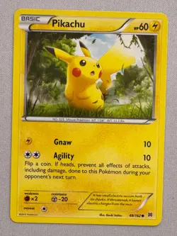 Pikachu 48/162 Common BREAKthrough Pokemon Near Mint - Image 1