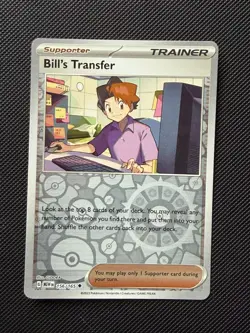 156/165 Bill's Transfer - Pokemon Scarlet & Violet 151 - Reverse Holo - Image 1